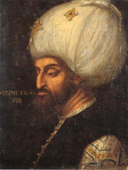 Portrait of Mehmed II by Italian artist Paolo Veronese., Paolo Veronese